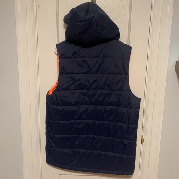 This is a Sovereign Codes Los Angeles Vest, large, Navy Blue and Orange - Picture 2 of 2